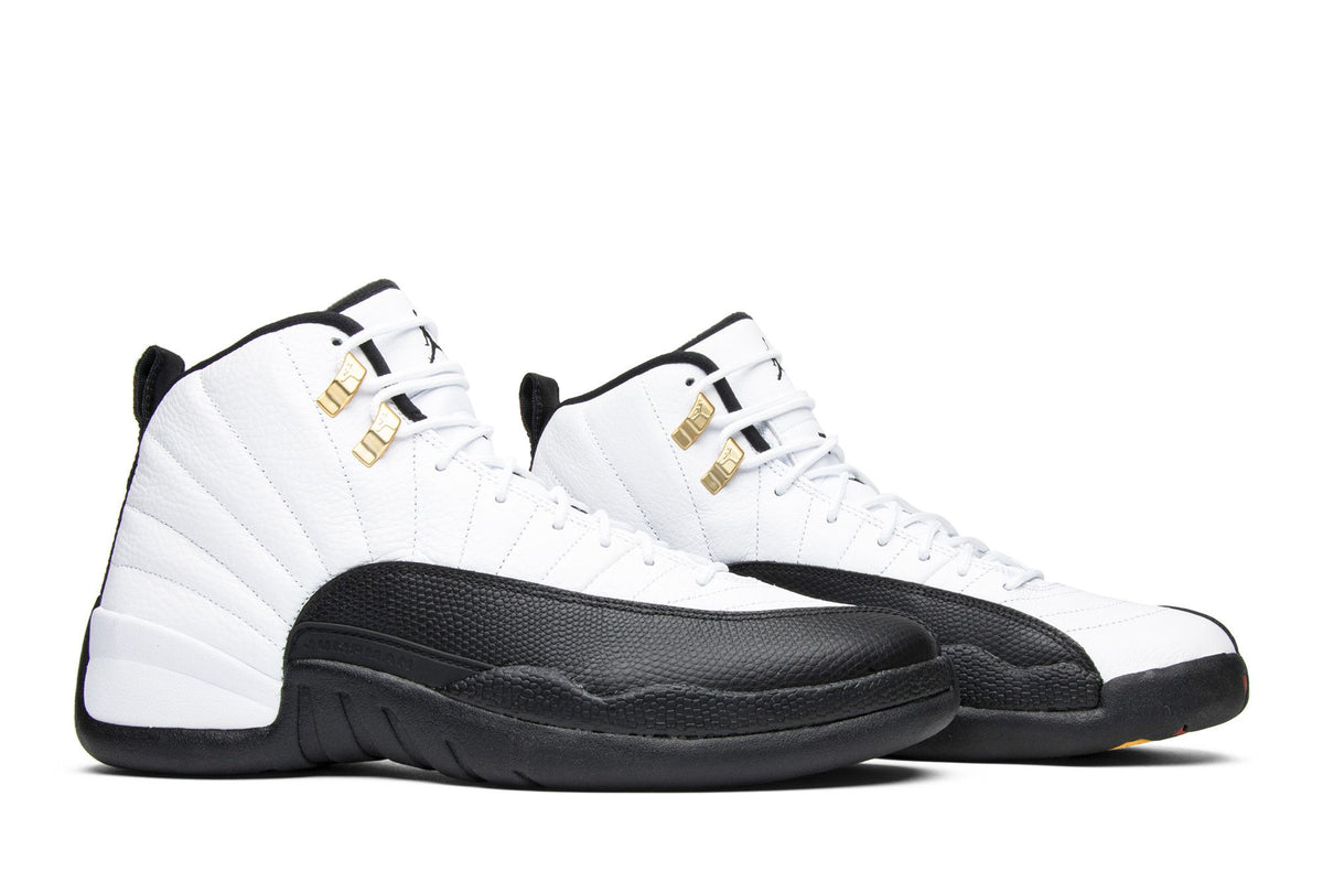 Jordan 12 Retro Taxi (2018) Sneakers – White/Black/Varsity Red – 130690-125