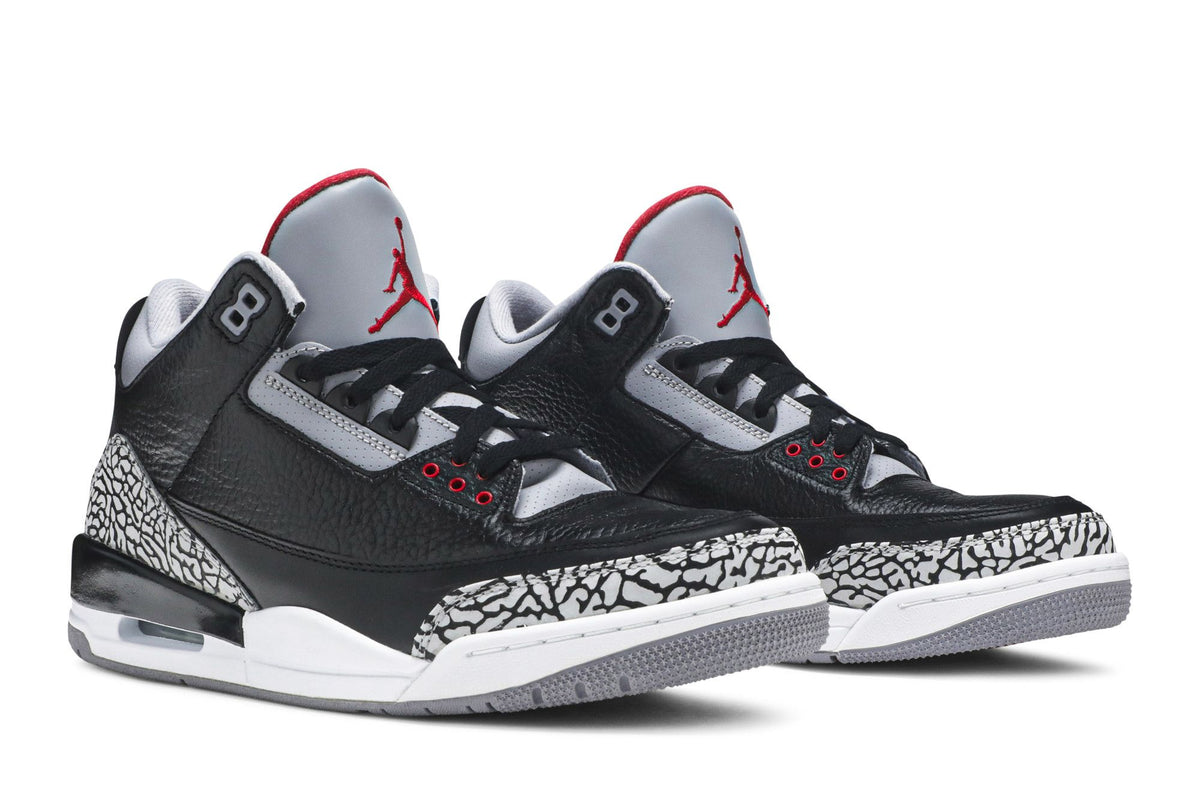 Air Jordan 3 Retro Black Cement (2011) - 136064-010 - Men's Lifestyle Sneakers