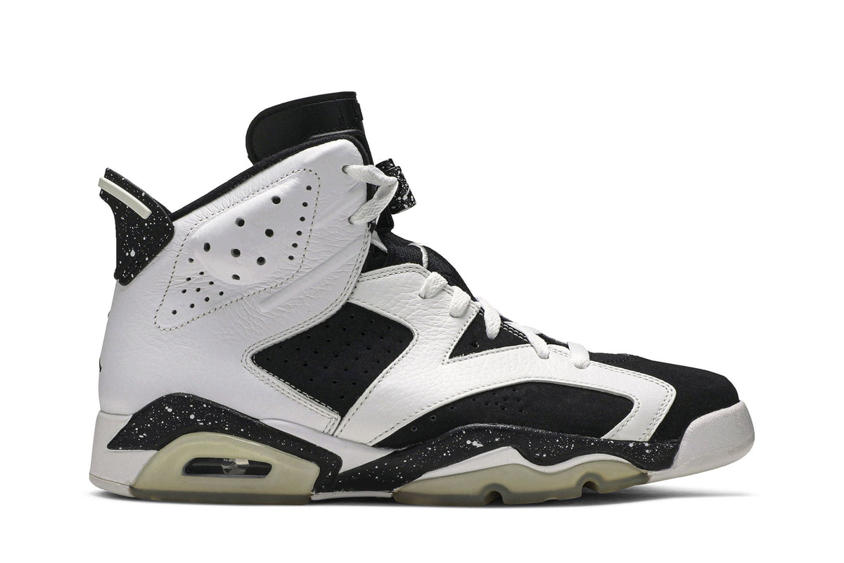 Jordan 6 Retro Oreo White Black Speckle 384664-101 Sneakers