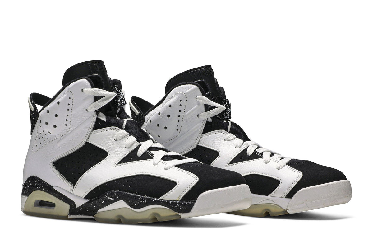 Jordan 6 Retro Oreo White Black Speckle 384664-101 Sneakers