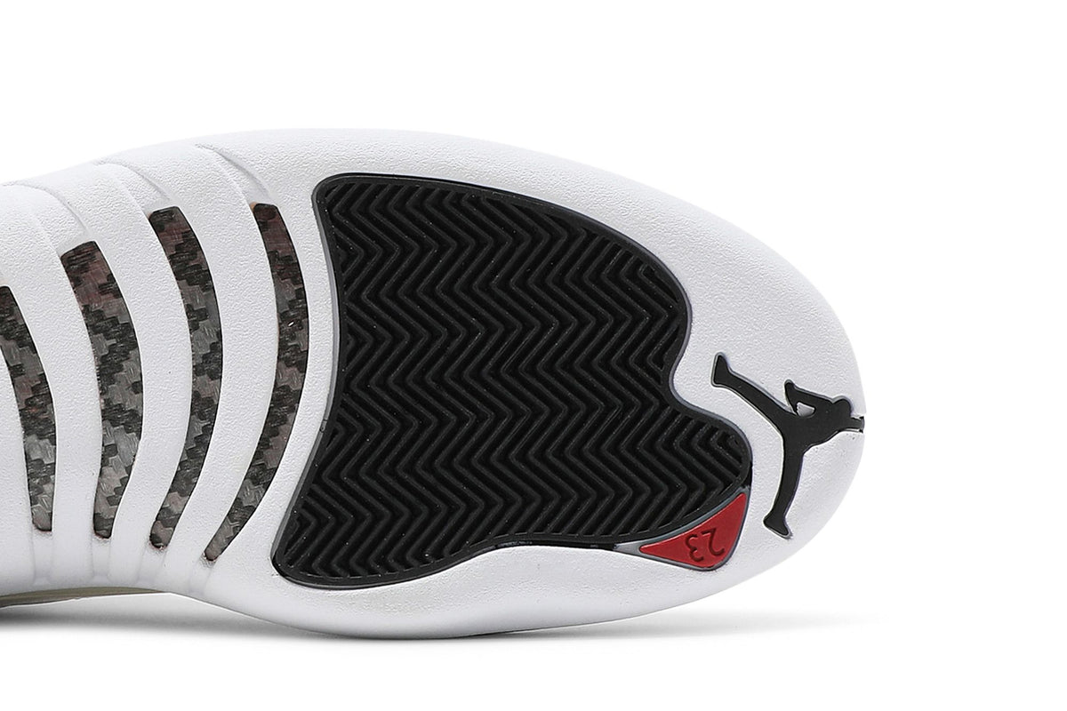 Air Jordan 12 Retro Rising Sun White Varsity Red Black Sneakers 130690-163