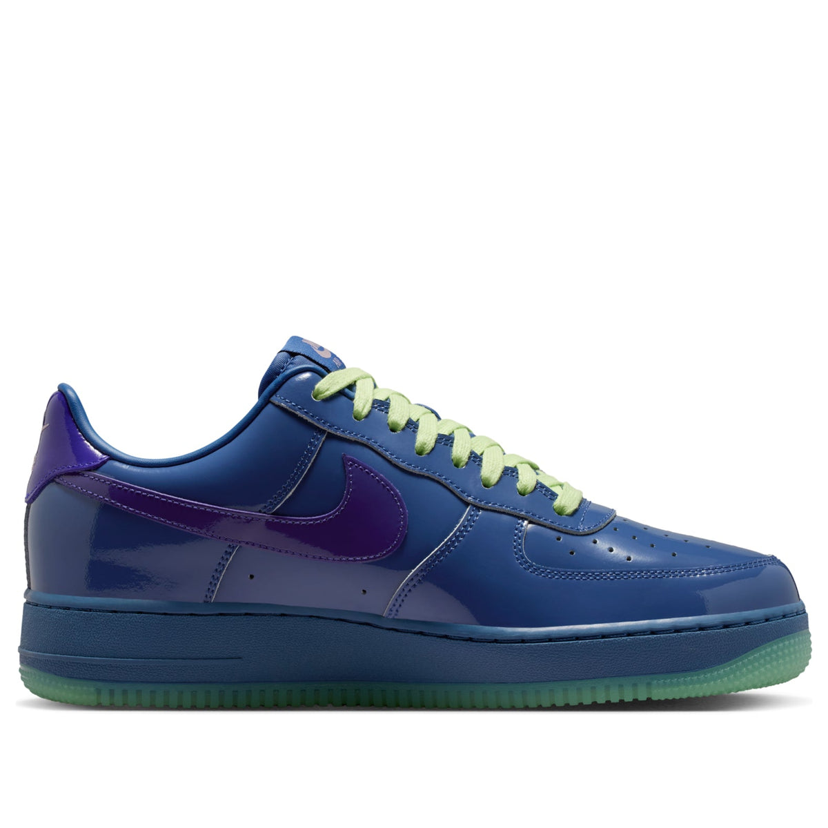 Nike Air Force 1 Low QS Patent Leather Mystic Navy IO4489-400 - SandalStep