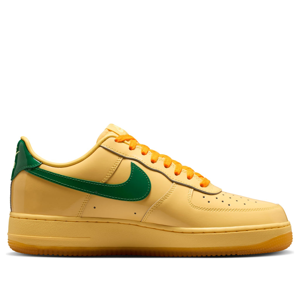 Nike Air Force 1 Low QS Patent Leather Topaz Gold IO4489-700 - SandalStep