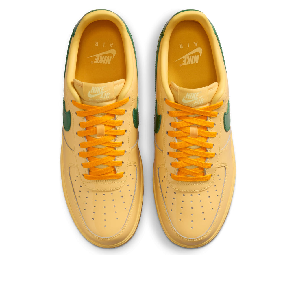 Nike Air Force 1 Low QS Patent Leather Topaz Gold IO4489-700 - SandalStep