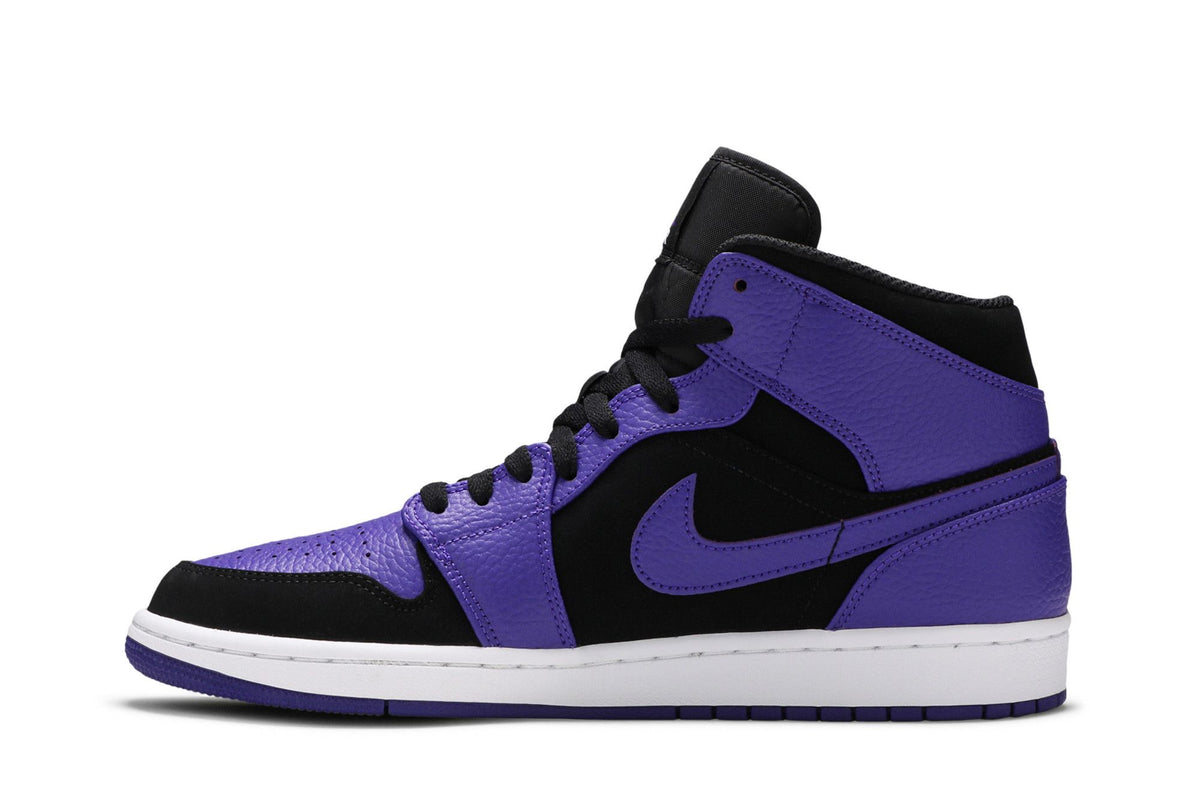 Air Jordan 1 Mid Black Dark Concord (554724-051)