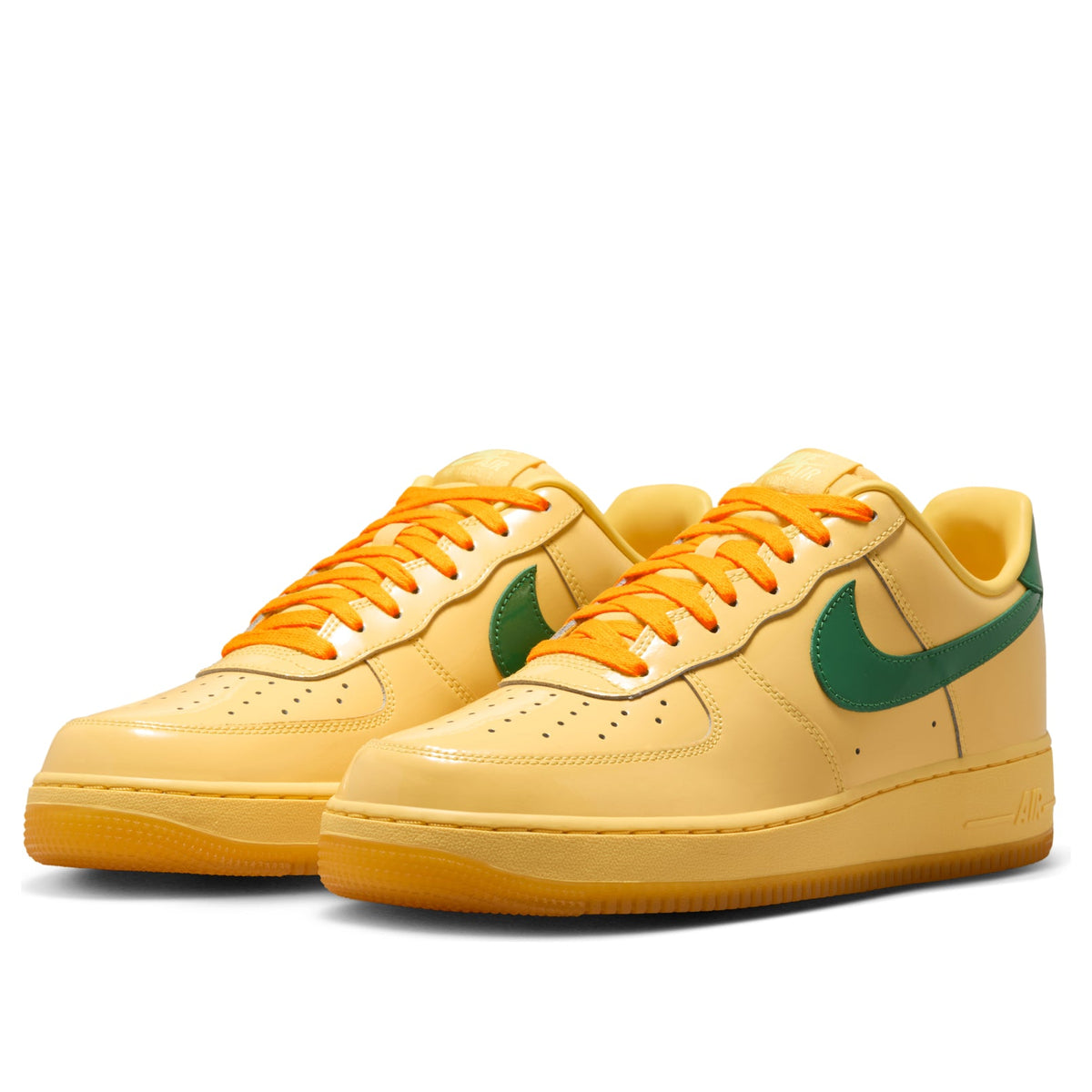 Nike Air Force 1 Low QS Patent Leather Topaz Gold IO4489-700 - SandalStep