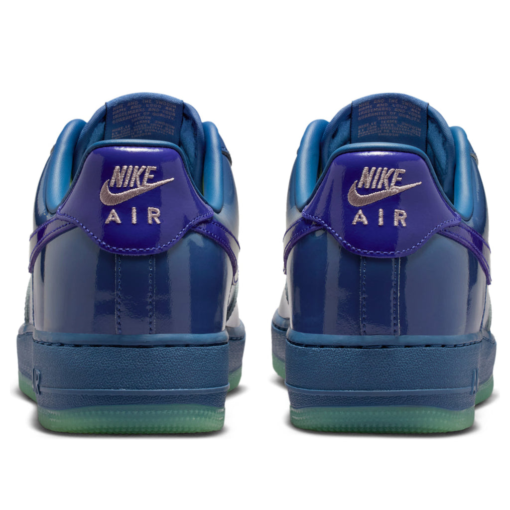 Nike Air Force 1 Low QS Patent Leather Mystic Navy IO4489-400 - SandalStep