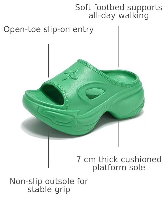 Women's EVA Platform Cloud Slide Sandals — view 12