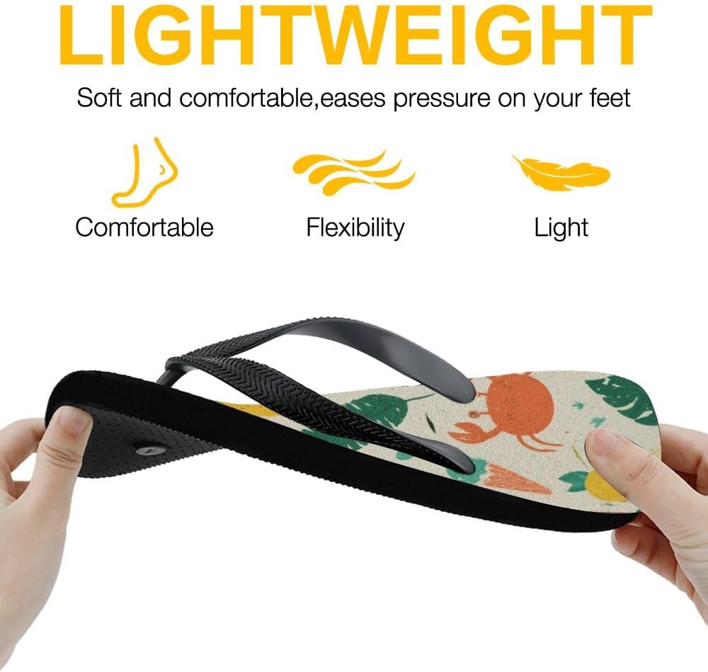 Tropical Print Beach Flip-Flops - view 46
