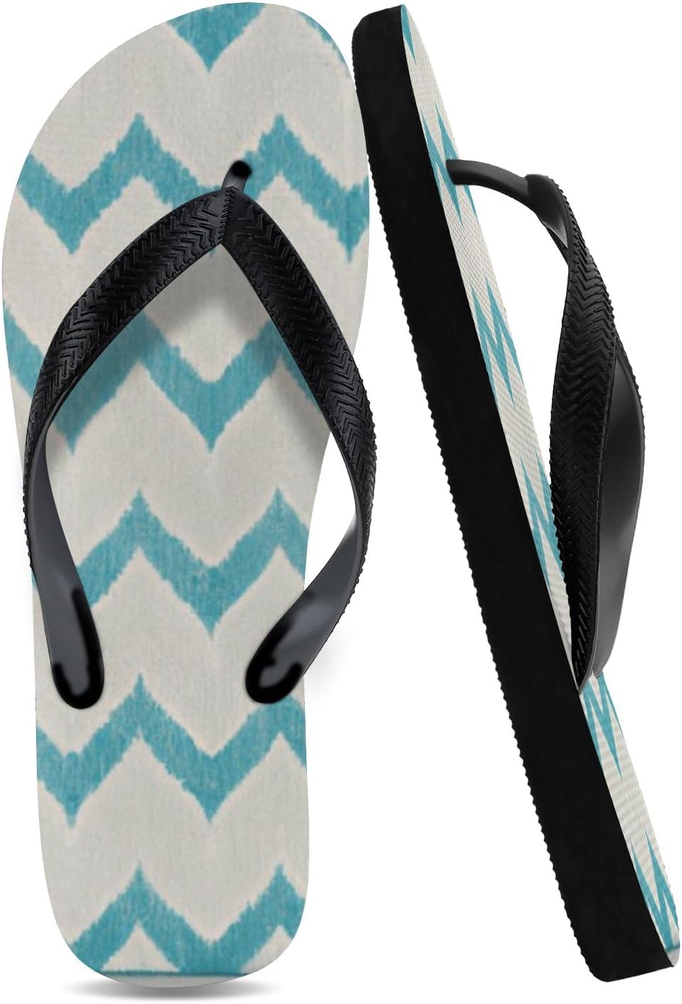 Tropical Print Beach Flip-Flops - view 25