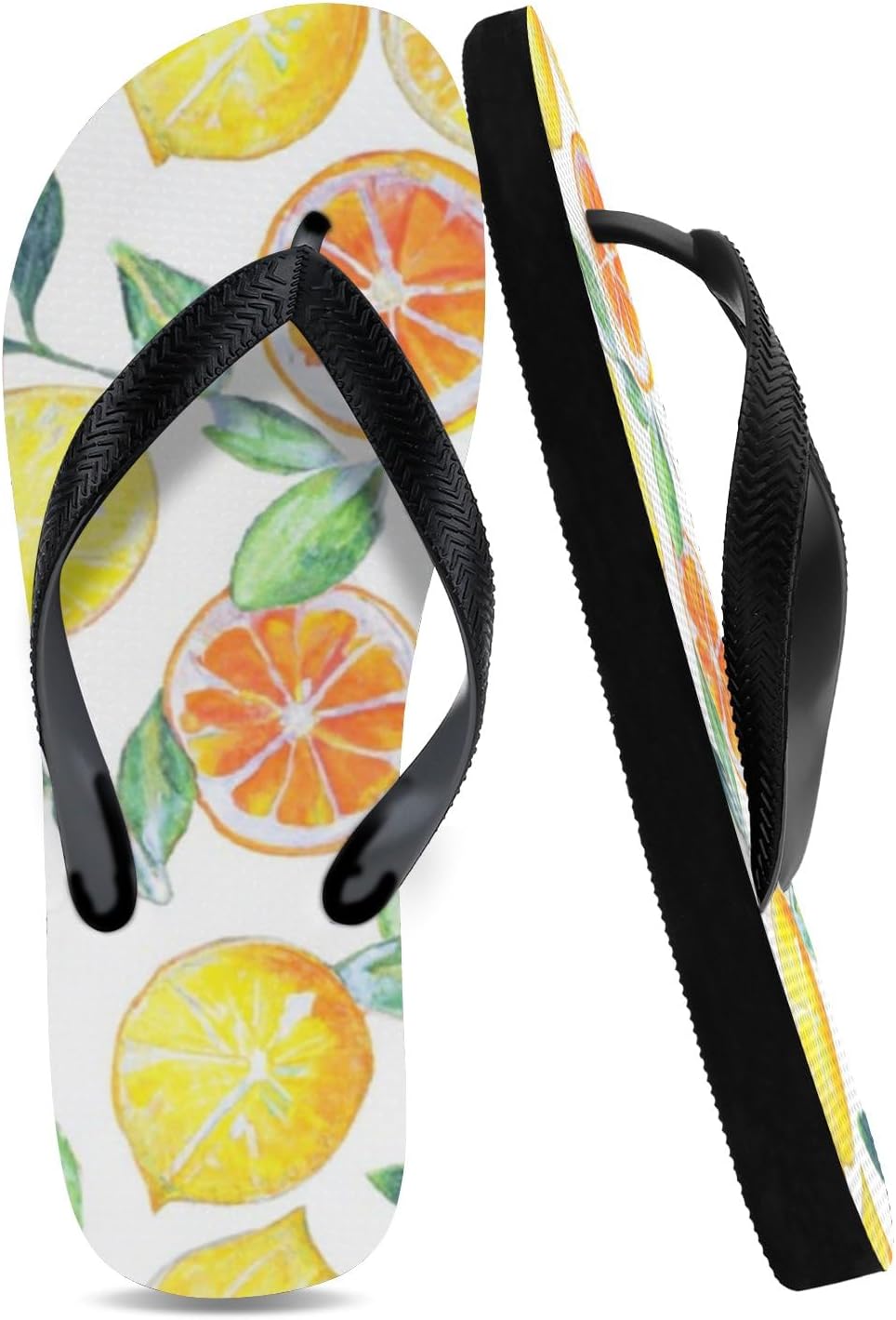 Tropical Print Beach Flip-Flops - view 1