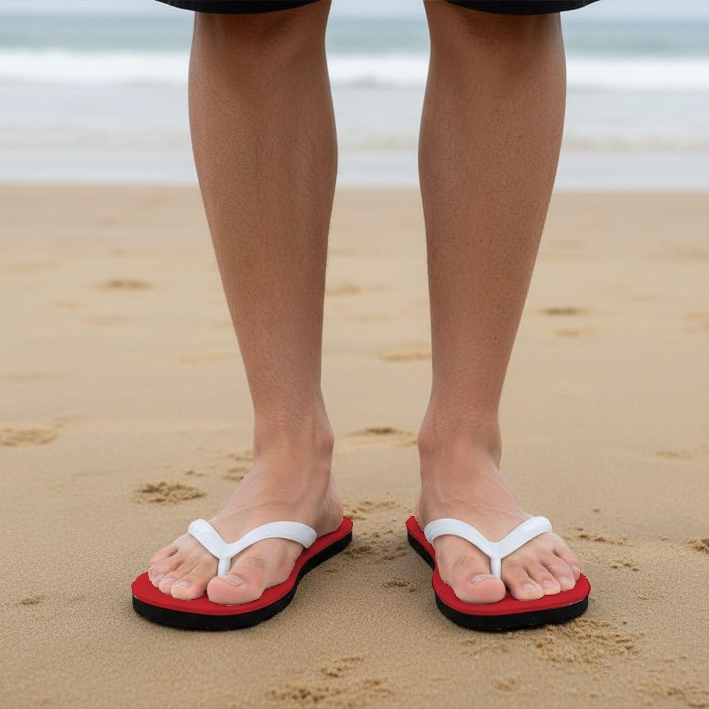 Solid-Color Beach Flip-Flops - view 3