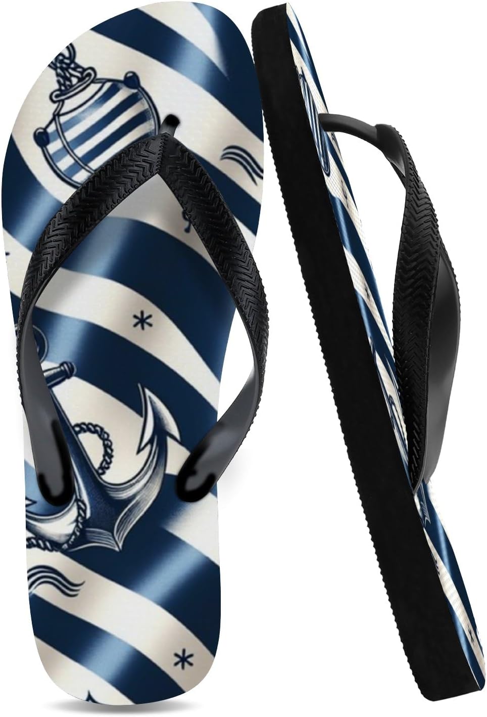 Tropical Print Beach Flip-Flops - view 13