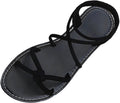 Women's Strappy Roman Flat Sandals - view 8