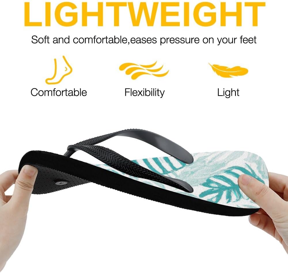 Tropical Print Beach Flip-Flops - view 52