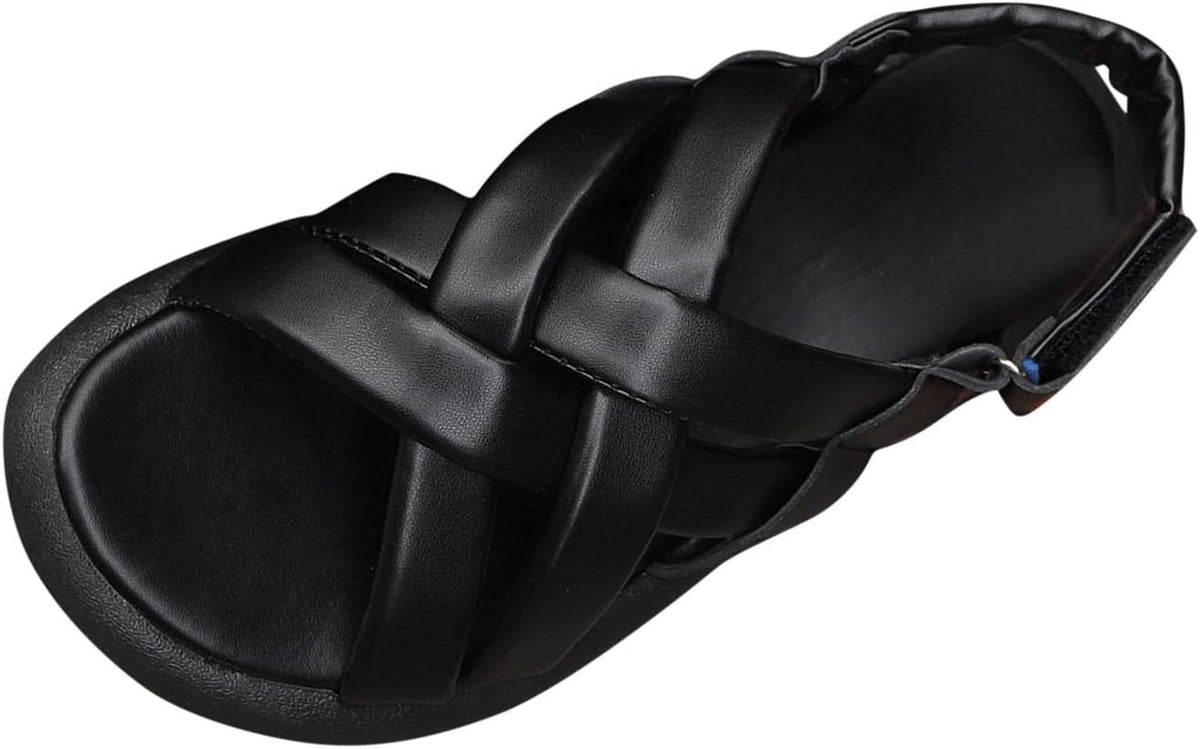 Women's Padded Woven-Strap Slide Sandals - view 1