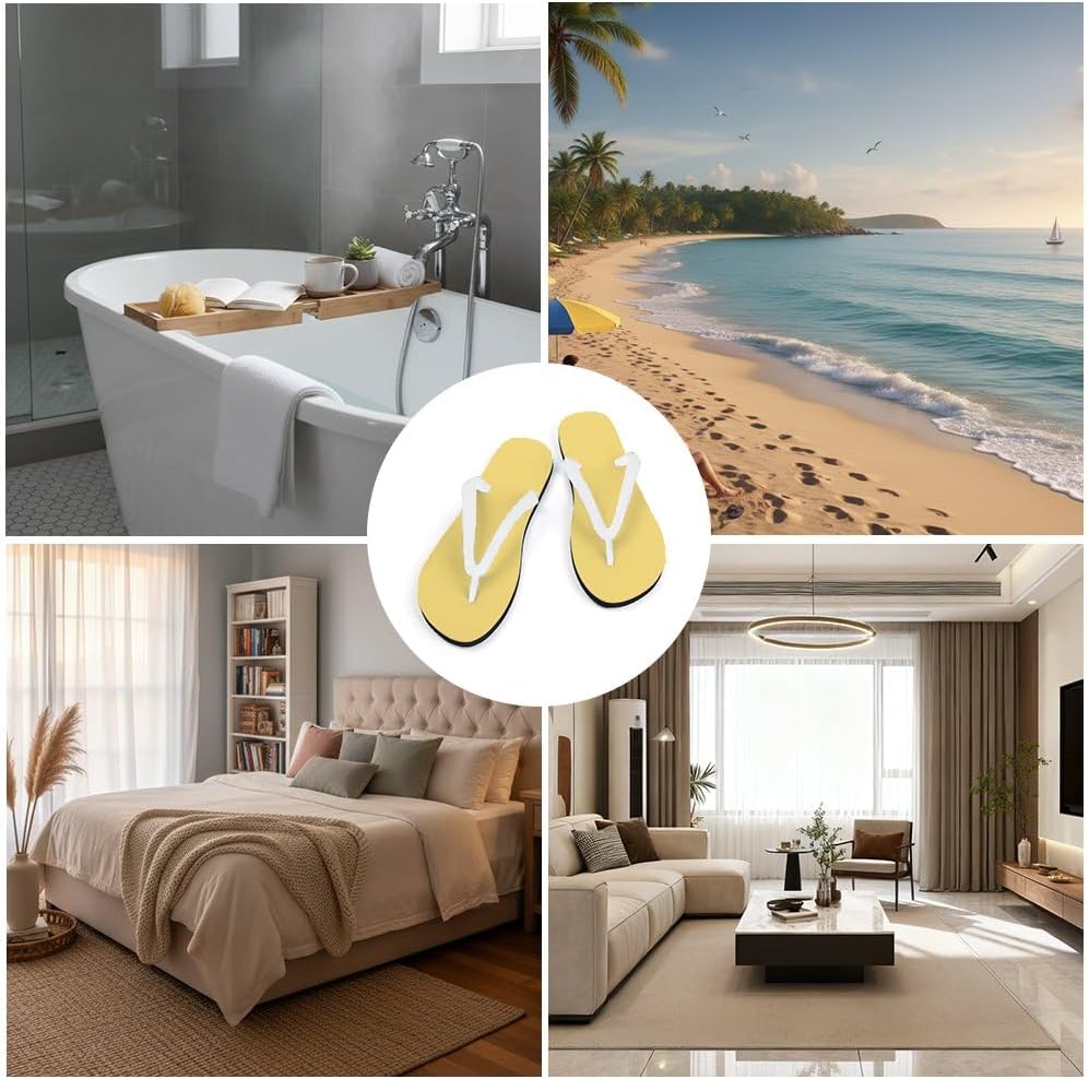 Solid-Color Beach Flip-Flops - view 60