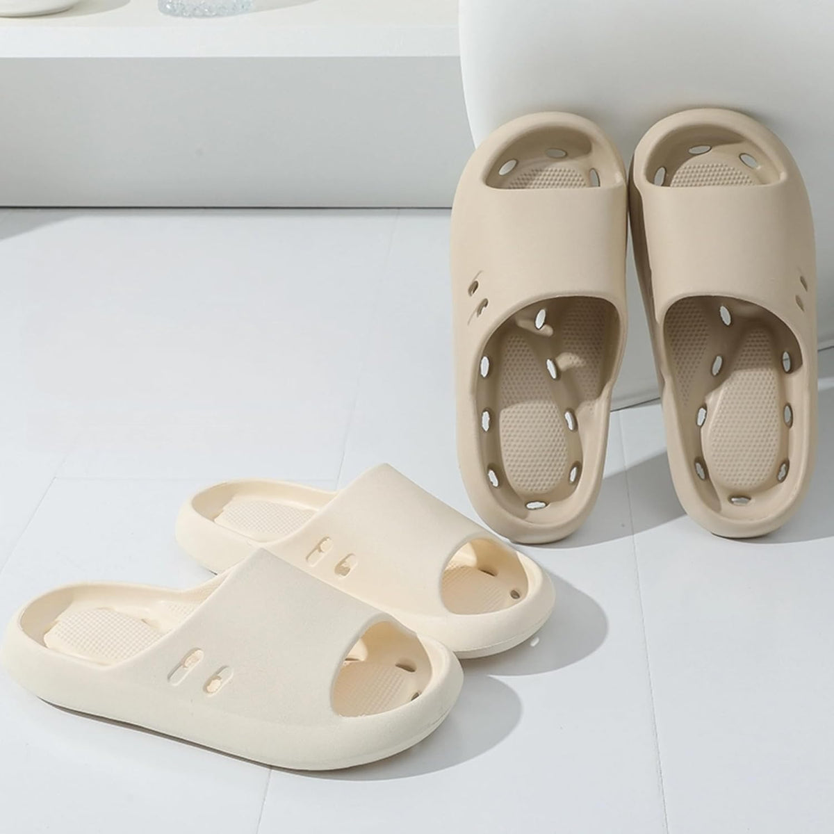 Lightweight Drain-Hole Shower Slides - view 22