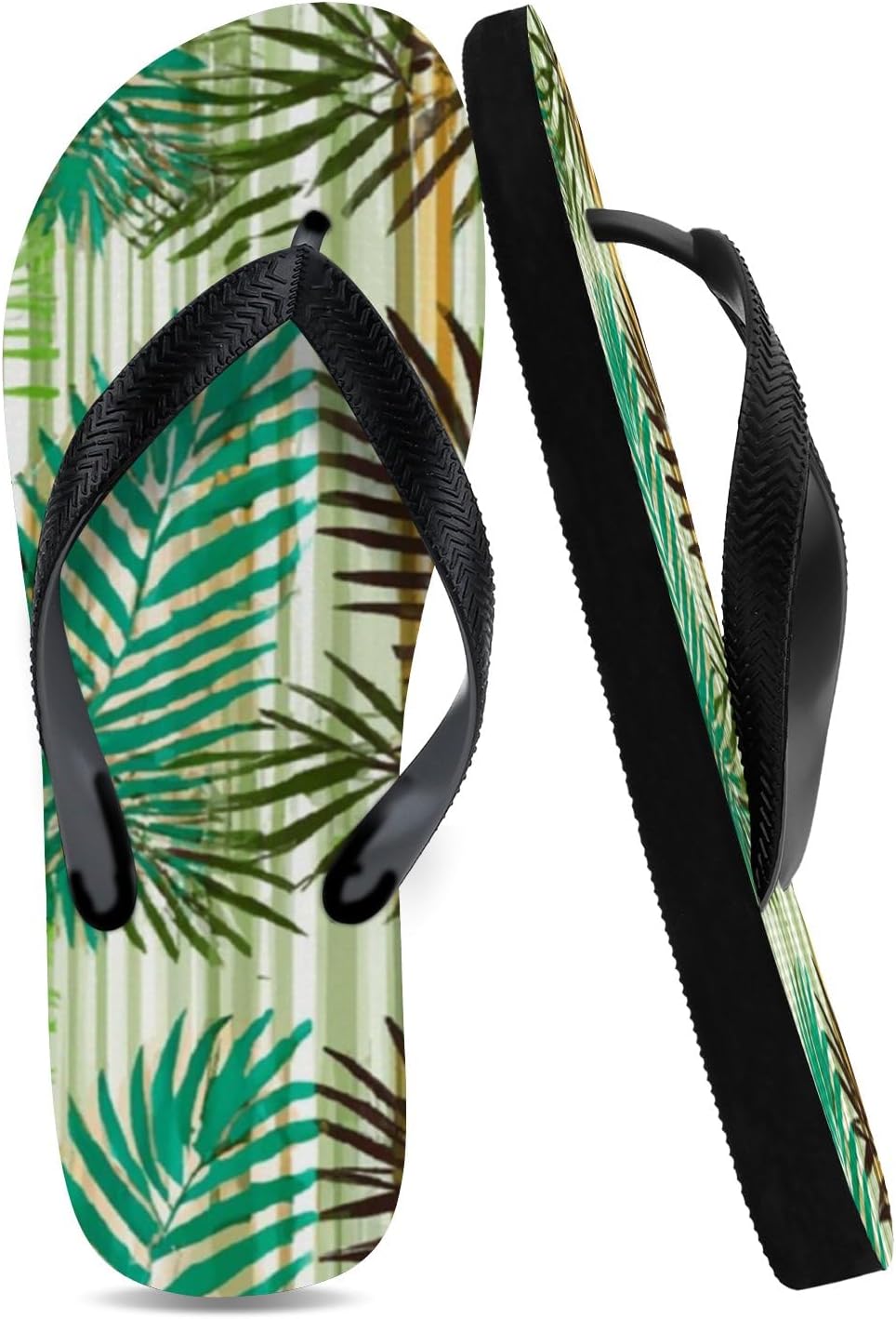 Tropical Print Beach Flip-Flops - view 31