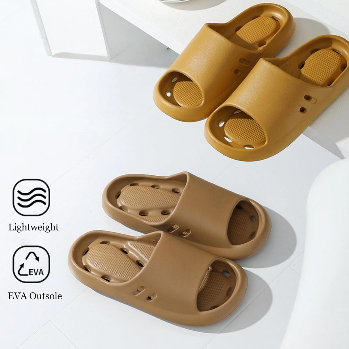 Lightweight Drain-Hole Shower Slides - view 11