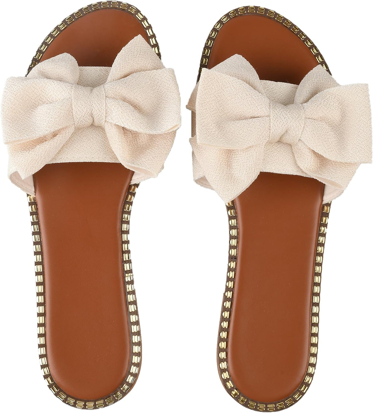Women's Bow Knot Flat Slide Sandals - view 7
