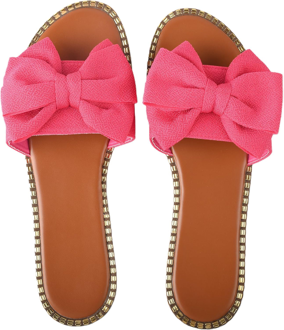 Women's Bow Knot Flat Slide Sandals - view 25
