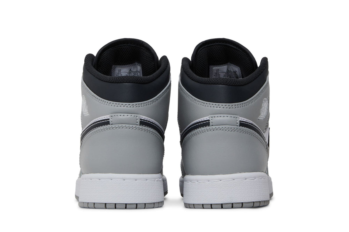Jordan 1 Mid Light Smoke Grey (GS) - 554725-078