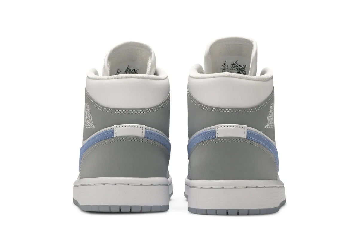 Air Jordan 1 Mid 'Wolf Grey Aluminum' BQ6472-105