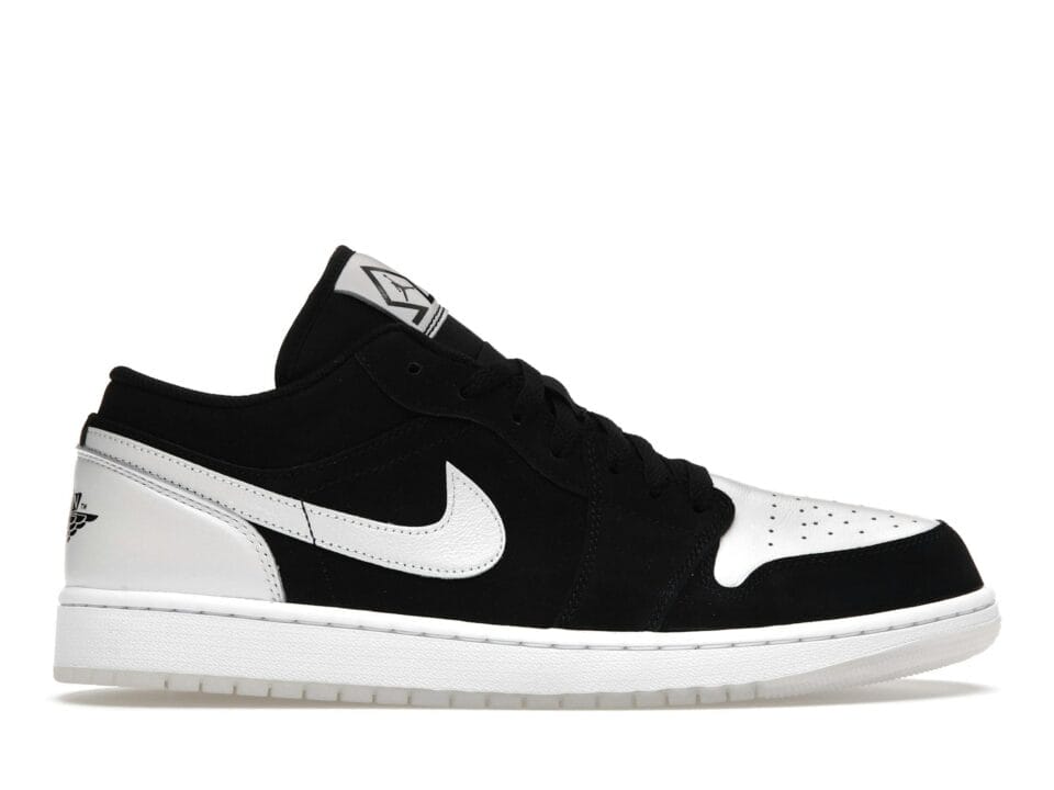 Jordan 1 Low Diamond Shorts Black/Multi-Colour/White - DH6931-001