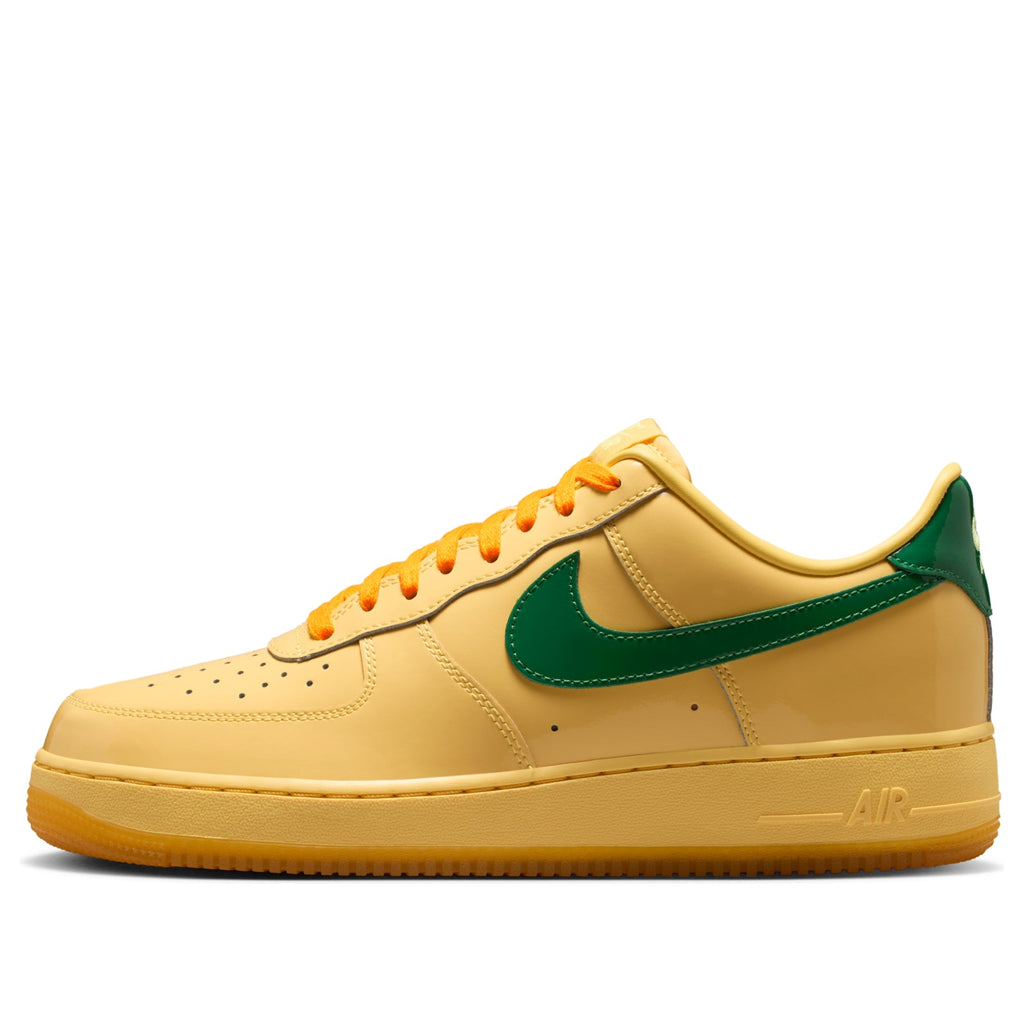 Nike Air Force 1 Low QS Patent Leather Topaz Gold IO4489-700 - SandalStep